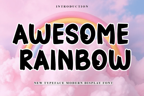 Awesome Rainbow: The Font That Makes Your Campaigns Pop