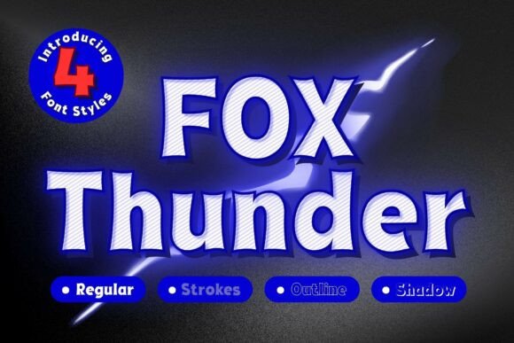 Boost Your Brand with Fox Thunder Font