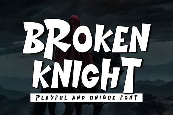 Broken Knight: A Font That Elevates Every Craft Project