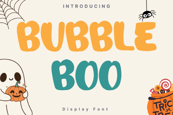 Bubble Boo: A Bold Display Font for Memorable Branding