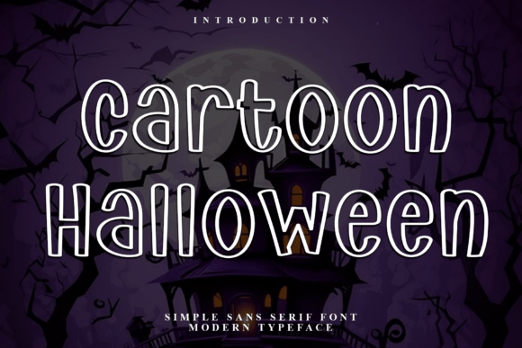 Cartoon Halloween: A Festive Font for Creative Branding