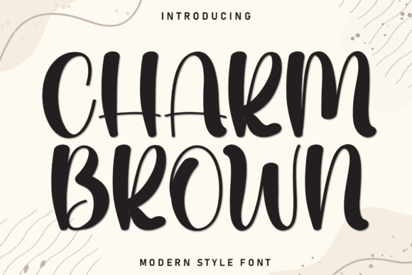 Charm Brown: A Display Font for Editorial Excellence
