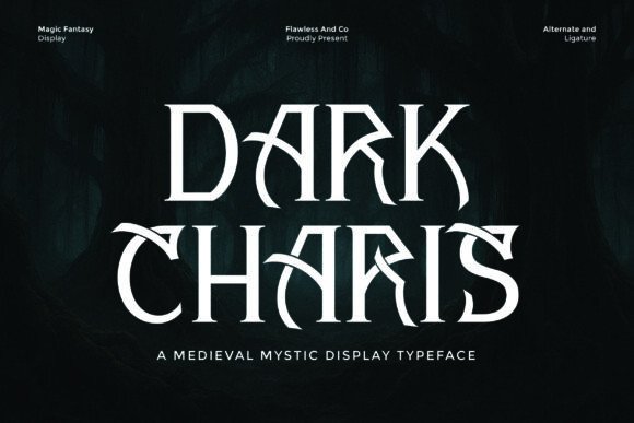 Dark Charis: A Bold Font for Campaign Creativity