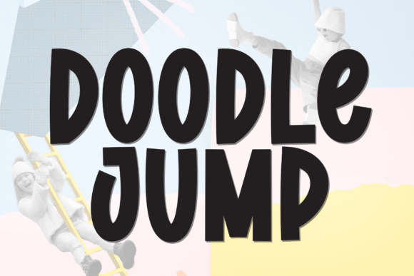 Doodle Jump: A Playful Display Font for Branding Projects