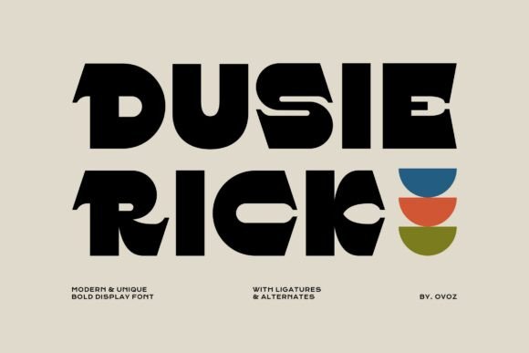 Dusie Rick: A Font That Breathes Life Into Your Craft