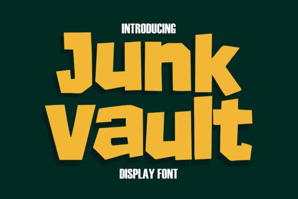 Junk Vault: A Bold Choice for Editorial Design