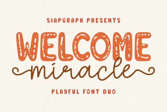 Miracle Welcome Duo: A Font for Editorial Grace