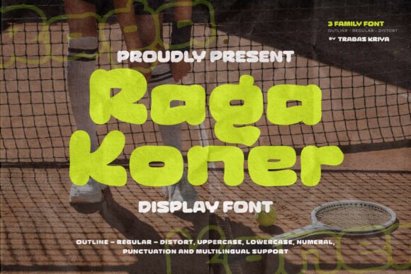 Raga Koner: A Bold Font for Dynamic Campaigns