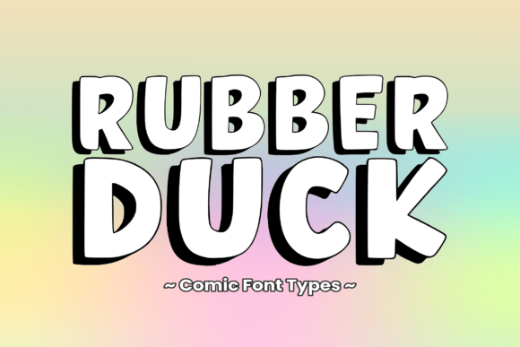 Rubber Duck Font: A Whimsical Addition to Your Craft Projects