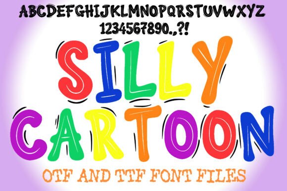 Silly Cartoon: A Font That Brings Playfulness to Your Craft