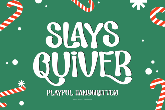 Slays Quiver: A Playful Display Font for Editorial Design