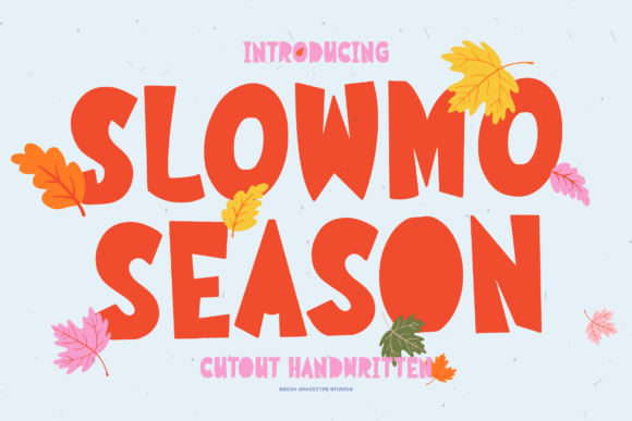Slowmo Season: A Font That Brings Playfulness to Editorial Design