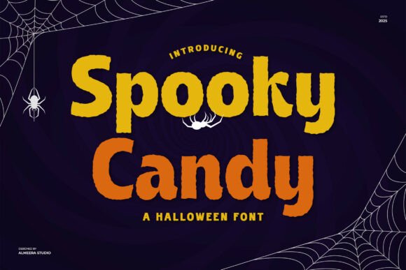 Spooky Candy: The Bold Font for Seasonal Branding