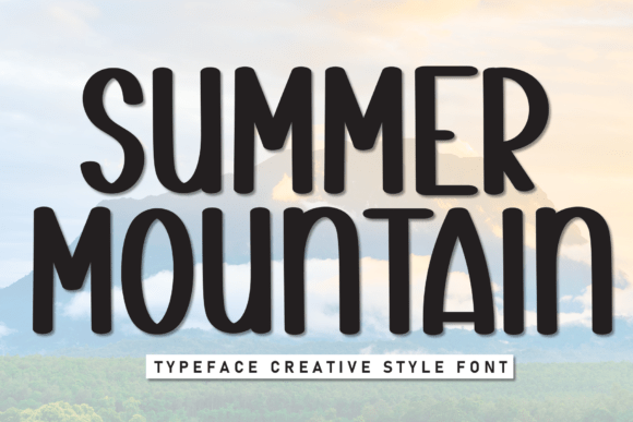 Summer Mountain: A Versatile Display Font for Digital Design