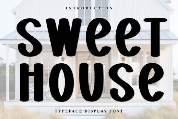 Sweet House: A Festive Font for Digital Design