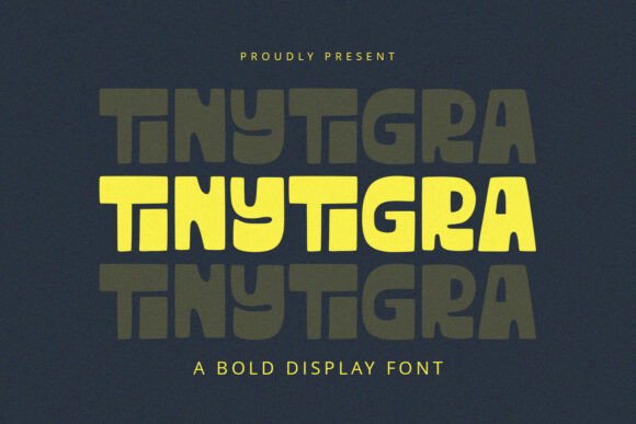 Tinytigra: A Playful Display Font for Digital Design