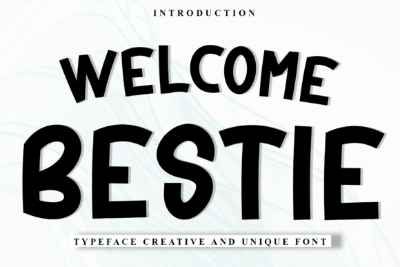 Welcome Bestie: A Festive Font for Handmade Crafters