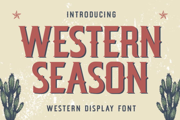 Western Season: A Bold Typeface for Digital Branding